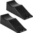 Heavy Duty Car Ramps 2 Pack,RV Wheel Ramp 20,000lbs Capacity,5.5" Lift Non-Slip Portable Vehicle Service Ramps, Oil Change Tire Repair Ramps for Trucks, SUVs, RVs, Campers,Tandem Axle Trailers