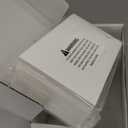 YIXUNHL 100 Sheets White Cardstock Thick Paper - Blank Heavy Weight 350gsm Cover Card Stock for Invitations, Stationery Printing, Scrapbooking, Crafts, DIY Cards, Paper Crafting (3x5 Inches)