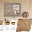 SRADMO Grandparents Picture Frames,Grandkids Photo Frame,The Best Parents Get Promoted To Grandparents Picture Frame,Baby Grandpa Grandma Photo Frame 108,Grandparents Baby Announcement GiftsWooden (8x10 inch, Brown)