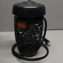 BLACK+DECKER Bug Zapper- Mosquito Repellent Outdoor & Fly Traps for Indoors- Mosquito Killer & Fly Zapper - Gnat & Moth Traps for Home, Deck, Garden, Patio & More