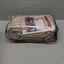 Burlywood Pinch Pleated Floor to Ceiling Long Curtains 105 Inch Length Taupe Linen Semi Sheer Curtains for Bedroom 2 Panels Set with Hooks Rings Light Filtering Neutral Farmhouse Drapes 50 Inch Wide