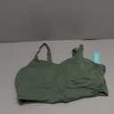 Aqua Eve Women's Sport Bra Swim Top - 2025 Crop Bikini Top Modest V Neck Bathing Suit (Large)