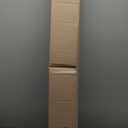 no Drill Cordless Roman Shades for Windows, 45" W  64" H - 100% Blackout - Linen - Beige