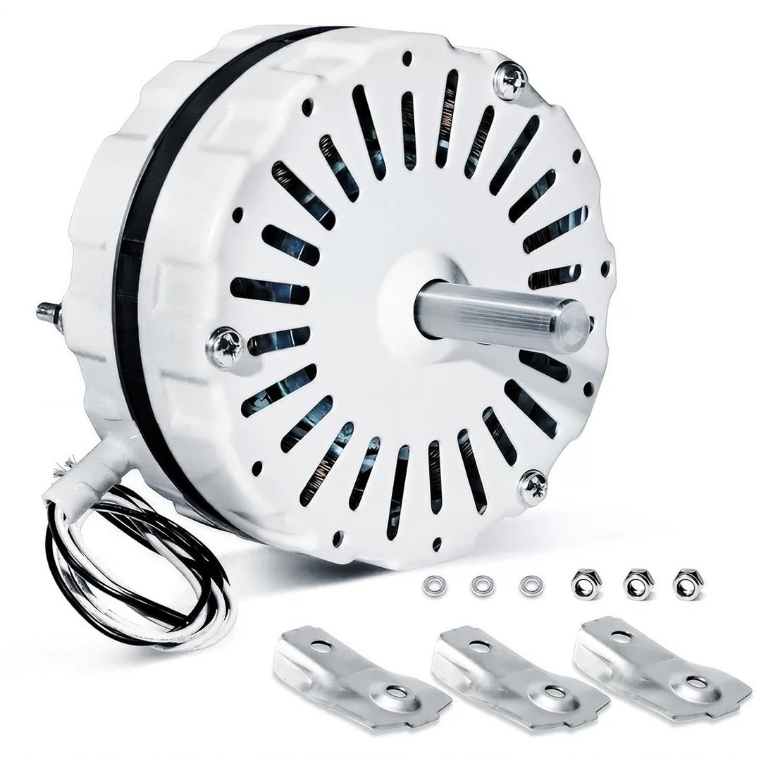F0510B2944 Attic Ventilation Fan Motor, Compatible with Lomanco 2000 and 1800 Series Attic Ventilation Motors, Replacement F0510B2497 A0416B2059 A0510B2389 (Universal Kit Included)