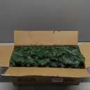 9FT Pre-Lit Artificial Christmas Garland with Dual Color LED Lights and Timer by Remote Control and Batteries Operated, Holiday Decorations, for Indoor Door Home Stairs Fireplaces Wall