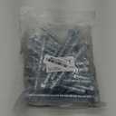 1/2" x 6" Zinc Plated Large Diameter Concrete Screw Actual Thickness 9/16"(14mm) for Anchoring to Masonry, Brick or Block (30 pcs)