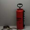 Chapin 19494 Made in USA 3.5 Gallon Tri-Poxy Industrial Open Head Sprayer for Professional Concrete Applications, Form Oils, Construction with All Brass Components, 3.5 gallons, Red