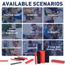 haisstronica 4:1 Heat Shrink Tubing Kit,1/4 Inch 10Ft Adhesive Lined Marine Resistant Grade Shrink Wrap -Perfect for Home and Industrial,Black