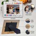 Thank You Gifts 4x6 Picture Frame, Thank You for Being Helping Me Grow Photo Frame, Appreciation Gifts for Parents Mentor Teacher, Teacher Wooden Photo Picture Frames