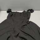 Women's Square Neck Lace Summer Casual Mini Dress Ruffle Flowy A Line Corset Buttons Cute Short Graduation Dresses (Medium)