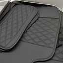 JOJOBAY Car Seat Covers for Dodge Ram,Fit 2009-2025 1500/2500/3500 HD Pick-up Truck,Crew,Regular,Quad,Mega Cab,Waterproof Synthetic Leather Seat Covers(5PCS-Full Set,Black)