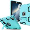 AICase for iPad 2 Case, iPad 3/iPad 4 Case, Kickstand Shockproof Heavy Duty High Impact Resistant Rugged Hybrid Three Layer Full Body Protection with Stylus for iPad 2/3/4(Light Green/Black)