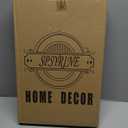 Spsyrine Red Plastic Serving Tray for Ottoman, Coffee Table, Oval Decorative Tray for Entertaining, Outdoor, Living Room, Home Decor (15.5" x 10.6" x 1.4")