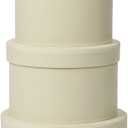 GnFlus Round White Gift Boxes with Lids for Presents Set of 4 Velvet Nesting Gifts Box for Arrangements Flowers Wedding Birthday Mothers Valentines Bridesmaid Christmas Party Anniversary