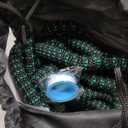 75FT Expandable Garden Hose Pipe 8 Function Spray Nozzle Kink-Free Green