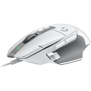 Logitech G502 X Wired Gaming Mouse - LIGHTFORCE Hybrid Optical-Mechanical Primary switches, Hero 25K Gaming Sensor, Compatible with PC - macOS/Windows - White