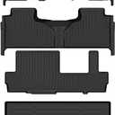 ANBINGOFloor Mats & Cargo Liner Fit for 2021-2025 GMC Yukon XL/Chevy Suburban (8 Seat / 2row Bench Seat) All Weather Yukon Chevy Suburban Accessories Mats