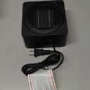 Gaiatop Mini Space Heater, Lightweight PTC Ceramic Fast Heating 500W Energy Efficient for Indoor Use, Overheating & 45 Tip-Over Protection, Portable Desk Electric Heaters for Office Home Black