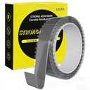 LMJIA Clear Nano Double Sided Tape, Heavy Duty Mounting Tape Holds 15 lbs, Wavy Edge Easy Peel, Removable & Waterproof Adhesive, No Residue Wall Tape for Home Office Car Outdoor Decor(16.5FT)