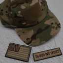 Lightbird Tactical. Hat with 2 Pieces Military Patches Operator OCP US Flag Cap