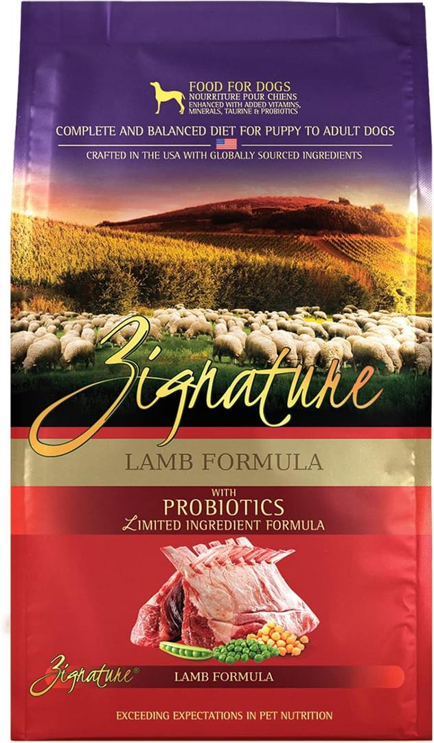Zignature Lamb Limited Ingredient Formula Dry Dog Food 25lb (EXP 08/19/27)