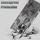 Glitter Case Made for iPhone 16 Pro 6.3 Inch Bling Phone Case with Butterfly Diamond Design Soft TPU Shockproof Anti-Scratch Phone Cover for Women - Black