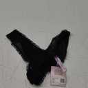 Savage X Fenty, Women's, Back to the Boudoir Brazilian, V-front waist, Cotton gusset, Mesh, Brazilian cut, Black Caviar, XL