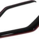 Auto Dynasty 2Pcs in-Channel Window Visor Rain Guard Compatible with 2007-2014 E150-E450 Super Duty, Rain Shields Vent Shade Wind Deflector, Acrylic