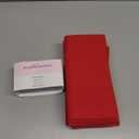 Cloth Napkins Set of 12, 18x18 Inches, 100% Cotton, Washable, Soft & Absorbent, Perfect for Wedding, Christmas, ‎Thanksgiving Dinners - Flame Scarlet