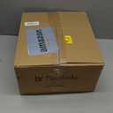 Novelinks Clear Stackable Storage Bins with lid Storage Boxes Durable Plastic Organizer Containers for Home Office, Kitchen, Craft Supplies (4 Quart 8 Pack Purple)