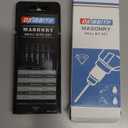 Masonry Concrete Drill Bit Set for Tile, Brick, Glass, Plastic and Wood, Tungsten Carbide Tip Work with Ceramic Tile, Wall Mirror, Paver on Concrete or Brick Wall, 10 Pcs