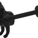 Dachshund Dog Paper Towel Holder, 3D Printing Black Dog Tissue Towel Display Funny Freestanding Animal Paper Roll Holder Hilarious Tissue Paper Roll Storage for Kitchen Countertop Home Decor