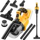 Cordless Vacuum Cleaner for Dewalt 20V Battery,100 AW Handheld Vacuum Cleaner with Washable HEPA Filter,55CFM Portable Shop Vacuum for Car/Pet Hair/Carpets/Hard Floors(No Battery)