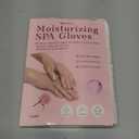 MoyRetty Touchscreen Silicone Moisturizing Gloves for Dry Hands Overnight, Reusable Hand Spa Gloves with Vitamin E & Jojoba Oil-Pink