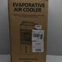 Swamp Cooler, 3-IN-1 Evaporative Air Cooler with Display & Remote, Windowless Portable Air Conditioners with Ice Cooling, 12H Timer, 6 Speeds, 60 Oscillation, Air Cooler Fan for Home Office