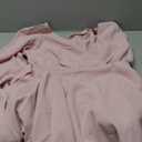 Nova In Sky Womens Sexy V Neck Long Sleeve Tie Waist Ruffle Hem Flowy Swing Mini Short Wrap Dress (Pink) XS