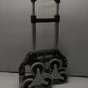 Stair Climbing Cart, Folding Hand Truck Dolly with Silent Wheels - 165LB Stair Cart Climber Heavy Duty Portable Dolly for Apartment Moving, Groceries, Travel, Home & Office