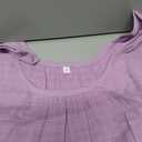 YESNO Summer Dresses for Women Casual Boho Floral Sundresses Sleeveless Scoop Neck Beach Tank Dresses S EVS Solid Purple
