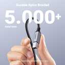 UGREEN USB B to USB C Printer Cable 3 FT, Nylon USB B to USBC Cable for MacBook Pro/Air, MIDI Cable Compatible with MIDI Keyboard/DJ Controller/DAC/Yamaha Casio Digital Piano for iPad (Silver)