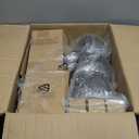 Nintiue Dimmable Floor Lamp, 3 x 800LM LED Edison Bulbs Included, Industrial Floor Lamp Standing Tree Lamp with Elegant Teardrop Cage Heads Tall Lamps for Living Room Bedroom-Grey (Grey-70 inches)