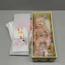 BABESIDE Silicone Baby Doll Lifelike Reborn Baby Dolls - 16 Inch (Weight 4 Lb) Full Platinum Silicone Reborn Baby Doll Slicone Full Body Anatomically Correct Sleeping Baby Girl with Gift Box (Pink)
