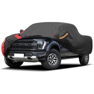 Car Cover Outdoor Automobiles Waterproof All Weater Truck Cover for Tacoma, Tundra, Titan, F-150, RAM 1500, Silverado 1500, Sierra 1500 etc. Length: Up to 230 inches.