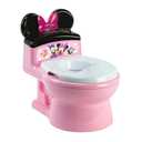 The First Years Disney Minnie Mouse Potty Training Toilet and Toddler Toilet Seat - Toilet Training Potty with Fun Flushing and Cheering Sounds,Pink