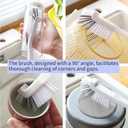 Elkanah Cleaning Brushes for Household use Small Cleaning Brushes for Small Spaces Sink Bathroom Deep Cleaning Supplies Set of 10