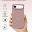 ORNARTO Vortuxe for iPhone Air Case 6.5" | 2X MIL-STD Protection | Camera Control Button | Compatible with MagSafe | Sleek Aesthetic Liquid Silicone Phone Cover for iPhone 17 Air 2025 | Latte