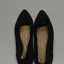 Women's Flats Pointed Toe Bow Knit Ballet Shoes Comfortable Dressy Mesh Slip On Flat (10, Black)