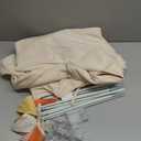 Besrey Kids Play Tent 2 in 1 with Padded Mat and Lights, Large Kids Playhouse with 2 Doors & 4 Windows, Indoor & Outdoor, Christmas Toddler Tent, 51" x35" x 51" (White)