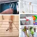 12 Pack Tension Rods for Windows 28 to 48 Inch Spring Tension Rod Adjustable Metal No Drill Curtain Rod for Windows, Shower, Door, Kitchen (White, 12 Pack)