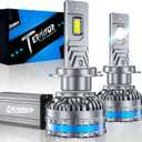 FAHREN Upgraded H7 Fog Bulbs, 120W 70000LM H7 tire lights, Plug and Play, Pack of 2