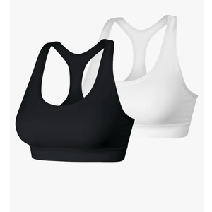Hanes Womens Sport Compression Racerback Sports-Bra, L